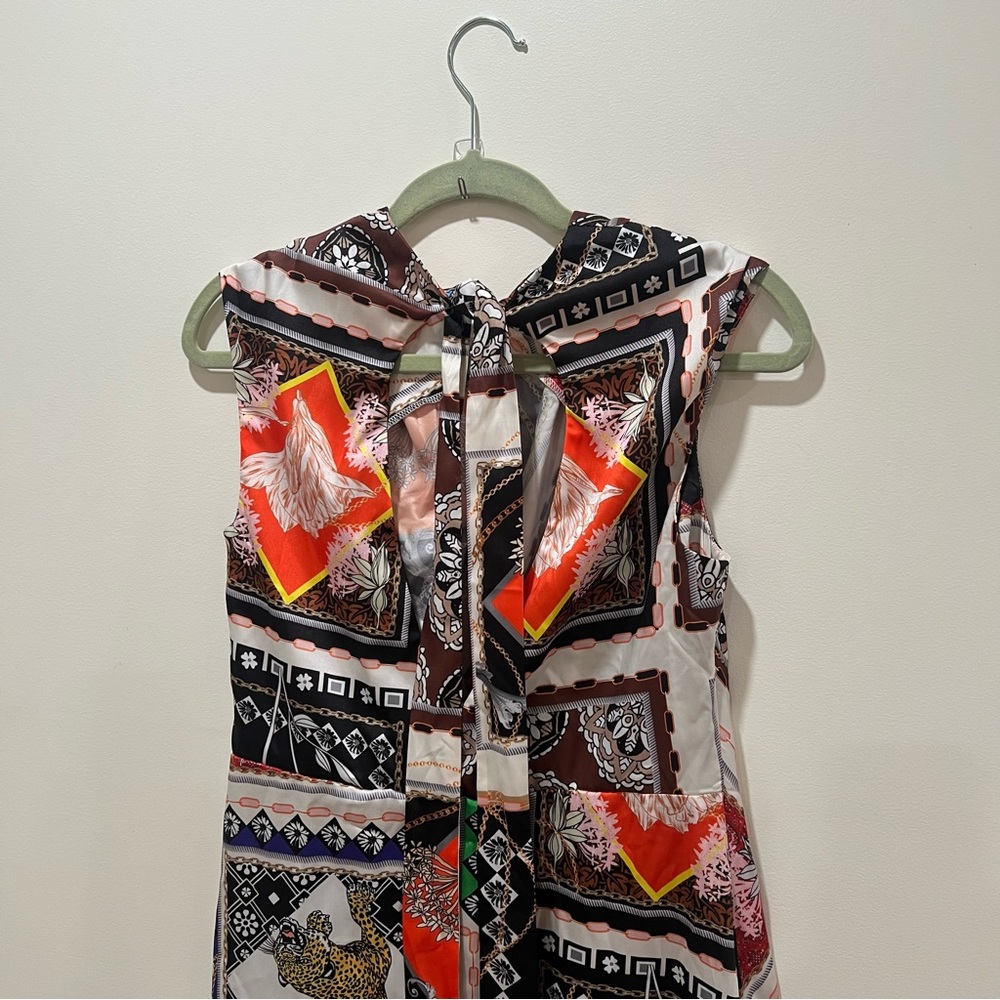 ASOS Scarf Graphic Maxi Dress